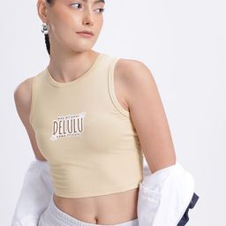 SZN Typography Print Bamboo spandex Tank Crop Top-image-77