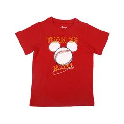 Disney by Wear Your Mind Boys Red Mickey mouse Printed Round Neck T-shirt-image-53