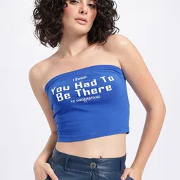glitchez Comfy Basics Typo Print Tube Crop Top-image-12