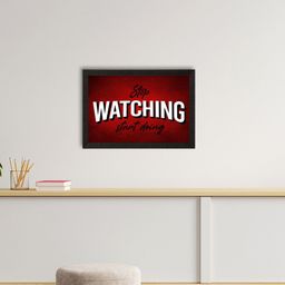 eCraftIndia Red & White Motivational Quote Satin Matte Texture UV Wall Painting-image-49