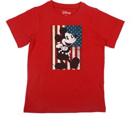 Disney by Wear Your Mind Boys Red Mickey Mouse Printed Round Neck T-shirt-image-54