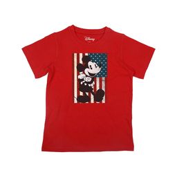 Disney by Wear Your Mind Boys Red Mickey Mouse Printed Cotton T-shirt-image-56