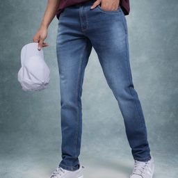 The Roadster Life Co. Men Slim Fit Light Fade Stretchable Jeans-picture-13