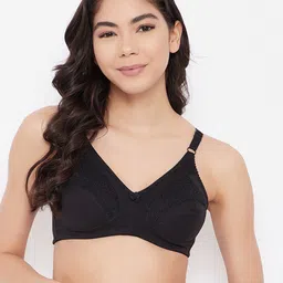 Clovia Black Everyday Bra Full Coverage-image-118