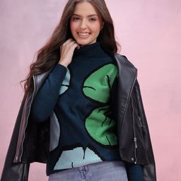 DressBerry Women Floral Acrylic Pullover-image-8