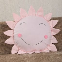 YK Pink Sun Shaped Cushion-image-86