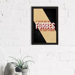 eCraftIndia Black & Beige Motivational Quote Satin Matte Texture UV Wall Painting-image-79