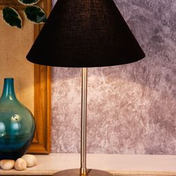 Devansh Black Solid Traditional Bedside Standard Lamp-15
