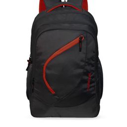 COSMUS Unisex Black & Red Backpack-6
