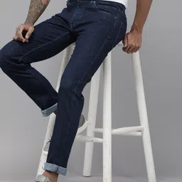 BEAT LONDON by PEPE JEANS Men Blue Slim Fit Stretchable Jeans-image-86