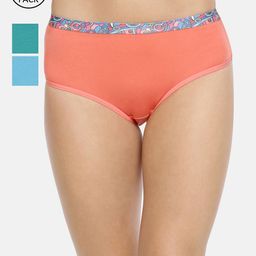 Red Rose Women Pack Of 3 Assorted Basic Briefs SolidsN03-M-image-18