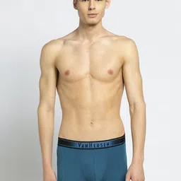 Van Heusen Men Teal Blue Solid No Ride-Up Trunks IHETR1CDL10050-image-84