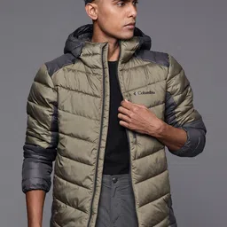 Columbia Men Solid Outdoor Padded Jacket-image-31