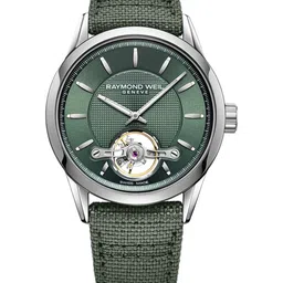 Raymond Weil Men Green Dial & Green Straps Analogue Automatic Motion Powered Watch-10