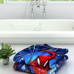 Marvel Kids Set Of 2 Avengers Printed 350 GSM Bath Towels-50