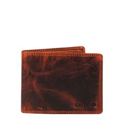 CALFNERO Men Brown Solid Leather Two Fold Wallet-image-42