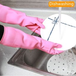 RBGIIT Pink Koren Anti Slip Cleaning Gloves-image-97