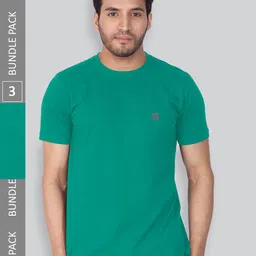 LUX NITRO Pack Of 3 Round Neck T-shirts-image-62