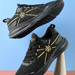 Cultsport Men Black Sports Flomo Running Shoes-picture-1