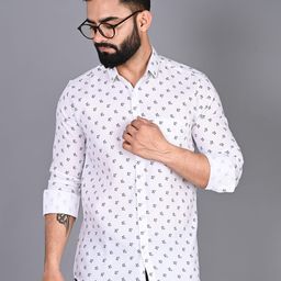 FUBAR Modern Floral Printed Cotton Casual Shirt-image-67