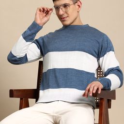 Mast & Harbour Striped Pullover-image-61