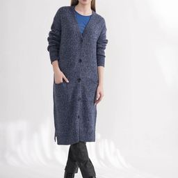 B.Copenhagen Women V-Neck Longline Cardigan-image-15