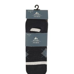 Alvaro Castagnino Men Pack of 3 Assorted Solid Shoe Liners-12