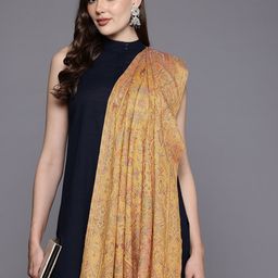Cayman Ethnic Motifs Woven Design Woollen Shawl-picture-21