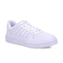 Sparx Men White Solid Sneakers-image-39
