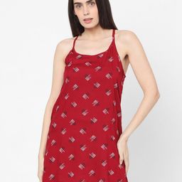 Smarty Pants Red Aztec Print Nightdress-image-13
