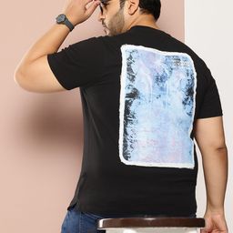 Sztori Plus Size Printed Pure Cotton T-shirt-image-92