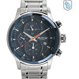 Titan Octane Upgrade Men Silver Analogue watch NL90086KM01-24