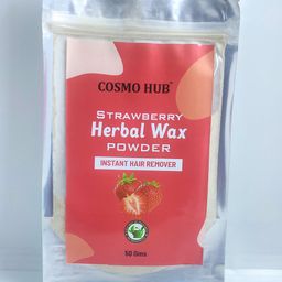 COSMO HUB Strawberry Herbal Wax Powder- 50g-52