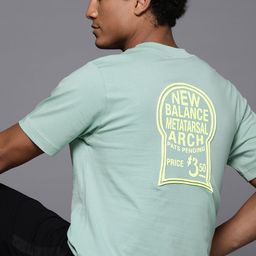 New Balance Typography Printed Pure Cotton Sports  T-shirt-image-57