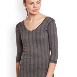 VIMAL JONNEY Grey Striped Thermal Top-image-15