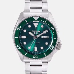 SEIKO Men Green Analogue Watch SRPD61K1-10