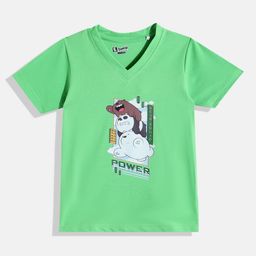 Eteenz Kids Boys We Bare Bears Printed T-Shirt-image-98