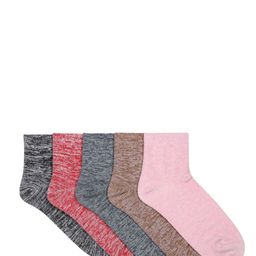 Supersox Women Pack of 5 Assorted Patterned Ankle-Length Socks-41