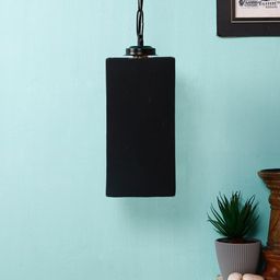Devansh Black Solid Contemporary Hanging Lamp-11