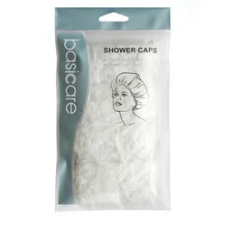 basicare Pack Of 4 White Solid Shower Caps-17