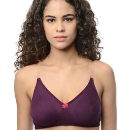 Leading Lady Purple Full-Coverage T-shirt Bra-image-40