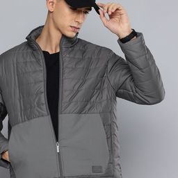 Flying Machine Mock Collar Long Sleeves Padded Jacket-picture-13