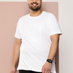 Sztori Plus Size Printed Pure Cotton T-shirt-image-55