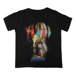 Marvel by Wear Your Mind Boys Black Thanos Printed Round Neck T-shirt-image-87