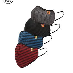 Marc Loire Unisex Pack Of 4 Reusable 4-Ply Outdoor Protective Masks-image-2