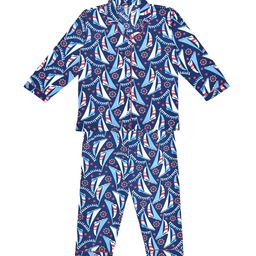 FUNKRAFTS Unisex Kids Navy Blue Printed Night suit-92