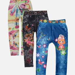 TINY HUG Girls Pack Of 3 Assorted Tights-image-61
