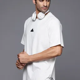 ADIDAS CE Q1 Toggle Detail Pure Cotton Sports T-shirt-image-77