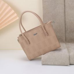 Mochi Women Checked Structured Handheld Bag-image-94