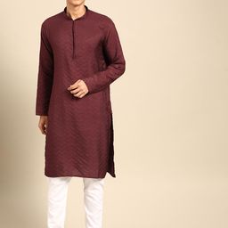 MANQ Men Regular Kurta with Churidar-picture-11